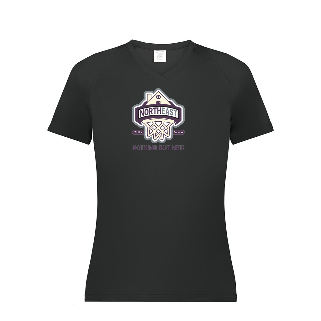 Ladies Smooth Sport V-Neck T-Shirt
