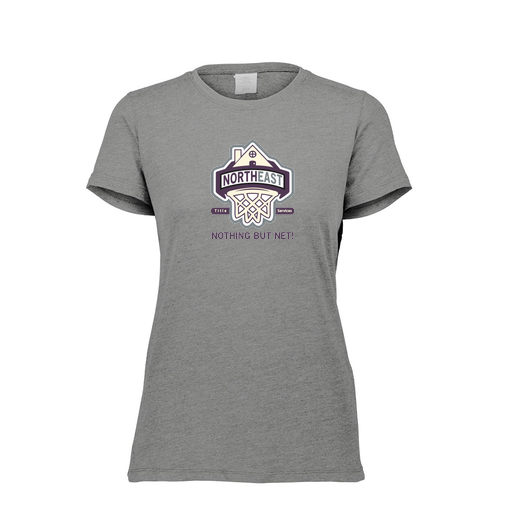 [FTSCUBGY-FAXS-LOGO1] Decker Women's Tri-Blend T-Shirt - Short Sleeve (Female Adult XS, Gray, Logo 1)