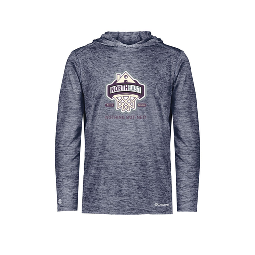 [FOLHCGNV-AS-LOGO1] Decker Men's Charge Hoodie (Adult S, Navy, Logo 1)