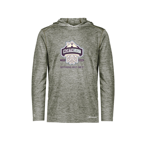 [FOLHCGGY-AS-LOGO1] Decker Men's Charge Hoodie (Adult S, Gray, Logo 1)